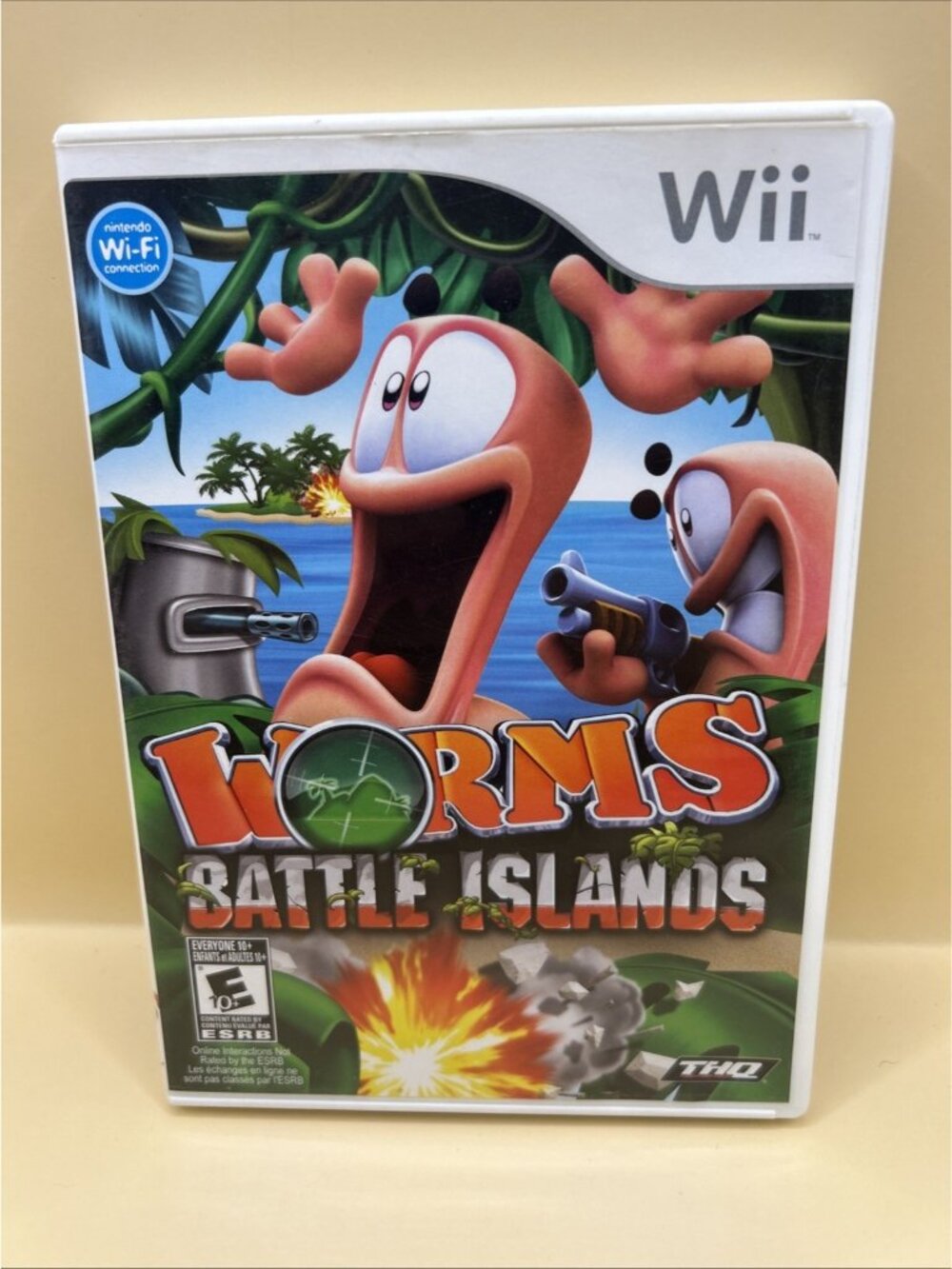 Worms Battle Island - Nintendo Wii CIB Complete Tested✅